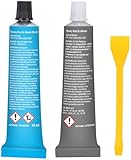 AGT Epoxidkleber: 2-Komponenten-Epoxid-Kleber, stahlverstärkt, schnellfest,...