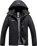 BenBoy Damen Skijacke Wasserdichte Winterjacke Winddichte Warm Gefüttert...