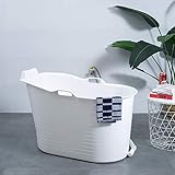 Mobile Badewanne, Ideal für das kleines Badezimmer, 97x52x65cm, Stylisch und...