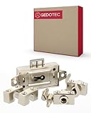Gedotec Drehstangenschloss 155 M | 1 Set - Schrankschloss | Schloss aus Metall -...