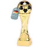 Larius Pokal Ehrenpreis Fußball in Gold und Silber mit Wunschgravur (ohne...