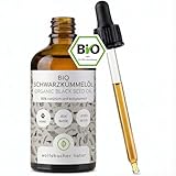 Bio Schwarzkümmelöl für Hunde 50ml - kaltgepresst 100% biologischer Anbau, in...