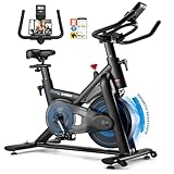 Wenoker Heimtrainer Fahrrad mit App, Leises Ergometer Hometrainer Fahrrad mit...