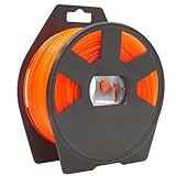Zeqeey Nylon Rasentrimmerfaden Ersatz Mähfaden Trimmerfaden Trimmer Line 1,6 mm...
