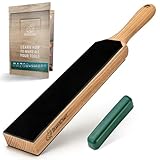 BeaverCraft LS6 Leder Streichriemen zum Schärfen von Messern mit Polierpaste -...