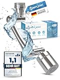 NEPTUNOVA® Wasserhahn Aufsatz 1440 Grad schwenkbar - Wasserhahn Verlängerung...