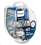 Philips Diamond Vision 5000K H7 Auto-Scheinwerfer-Birnen (Twin Pack) 12972DVS2,...