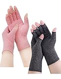 AovYoo 2 Paar Arthrose Handschuhe, Rheuma Kompressionshandschuhe, Arthriti...