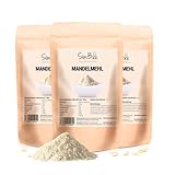 SlimBack - Mandelmehl entölt - Frische optimierter 3er-Pack, 600g, Keto &...
