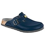 Birkenstock Herren Clogs Boston ESD Blau normales Fußbett44