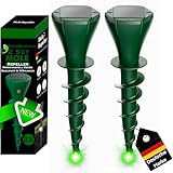 EdenGardens 2er Pack 'MOLE Repeller' Maulwurf Vertreiber bestes Mittel gegen...