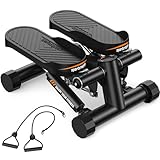 Sportsroyals Stair Stepper for Exercises-Twist Stepper with Resistance Bands and...