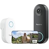 Reolink Video-Türklingel mit Chime, 5MP Ultra HD Kabelgebundene Türklingel mit...