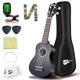 Everjoys Sopran Ukulele Set für Kinder und Erwachsene 21 Zoll Ukulele Starter...