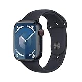 Apple Watch Series 9 (GPS + Cellular, 45 mm) Smartwatch mit Aluminiumgehäuse...