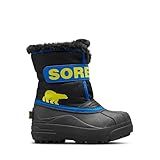 Sorel Snow Commander Boot Schneestiefel, Black/Super Blue, 30.5 EU