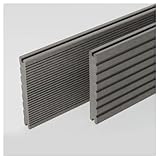 HORI® WPC BPC Terrassendielen Massivdiele Komplett-Set | Inkl. 28x50 mm...