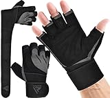 RDX-Gel Gewichtheben Bodybuilding Handschuhe Fitness Band Schulung Leder...