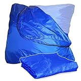 Skil-Care Ersatzbezug für 1,5 m x 1,5 m Crash-Pad, strapazierfähige Blaue...