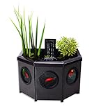 Aquagarden, Affinity Kompletter Hochteichbausatz mit Fenstern - halbmondförmig,...