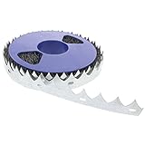 foto-kontor 50m Bandstacheldraht auf der Rolle S-Draht Natodraht Stacheldraht...