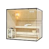 Home Deluxe - Traditionelle Sauna - Shadow XL - 200 x 150 x 190 cm - für 5...