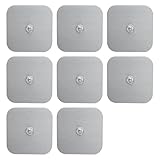 Baxcdyswe 8 Stück Electrode Pads, 50 x 50 mm Reusable Self-Adhesive Electrode...