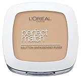 L'Oréal Paris Puder Make up, Mattierendes Kompaktpuder mit LSF 8, Inkl. Spiegel...