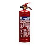 Smartwares Pulverlöscher – 2 kg – für ABC Brände – mit Halterung -...