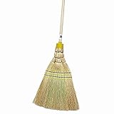 Sorex Industrie-Reisstrohbesen Profi Kehrbesen extra volle Qualität, gelbe...