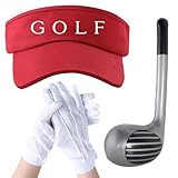 UILYNIU 3 Stück Golf Fasching Kostüm Zubehör, 76 cm Aufblasbare Golfschläger...