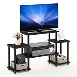 Furinno Turn-N-Tube TV-Schrank, Fernsehtisch, TV-Regal, Dunkelbraun/Schwarz,...