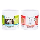 Kräuterhof® Pferdebalsam Set kühlend & wärmend – Kombination (2 x 500ml)...