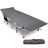 REDCAMP Feldbett Klappbar, Extra Breit 71cm Campingbett 227kg Tragkraft, Stabil...