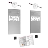 hang-it Premium Spiegel Aufhänger Set L - inkl. 2X 200x100 mm Spiegelaufhänger...