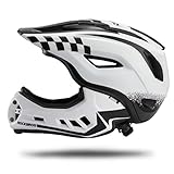 ROCKBROS Downhill Helm Kind Fahrrad Kinderhelm Integralhelm Fullface S 48-53cm M...