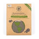 Small Planet AMZ® Waschmittel Blätter [Frischeduft] - 40 nachhaltige Streifen...