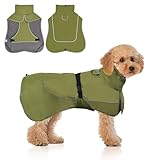 WUFANC Hundemantel Wasserdicht - Reflektierende Hundejacke mit Verstellbarem...