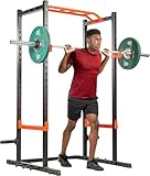 Sunny Health & Fitness Power Zone Squat Rack, extrem langlebiger Kraftkäfig...