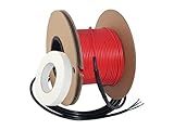 CALORIQUE Elektrische Fußbodenheizung - Heizkabel 16W/m 600W gesamt (37,5m)...