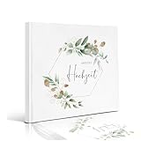 Marvelights Gästebuch Hochzeit, Hochzeitsbuch, Blanko Hochzeitsgästebuch,...