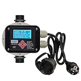 Pumpensteuerung mit LCD Display bis max.10 bar und 2,2 kW Druckschalter CH20...