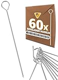 Menz Rouladennadeln - Rouladennadeln Edelstahl rostfrei 60 Stück im SET, 10 cm...