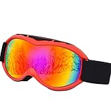 Skibrille Doppelt beschichtete PC-Linse erhältlich für Myopie Anti-Wind-Sand-...