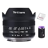 7artisans 7.5mm F2.8 II V2.0 Fisheye-Objektiv mit 190° Blickwinkel, für...