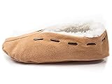 HomeOfSocks Leder Hausschuhe Herren und Damen | Obermaterial 100% Wildleder -...