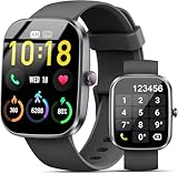 Smartwatch Herren Damen mit Telefonfunktion, 1.91' Fitnessuhr Damen,...