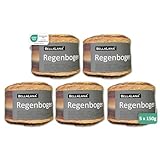 BellaLana Wolle Regenbogen - Farbverlaufs-Garn zum Stricken & Häkeln - 48%...