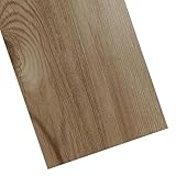 FLOREXP Vinylboden - Lino-Bodenbelag mit Rosa-Braunem Holz-Effekt, Abziehbare...