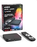 STRONG SRT420 4K Streaming Box Android TV Mit Ethernet-Port, DVB-T2, 2GB RAM +...